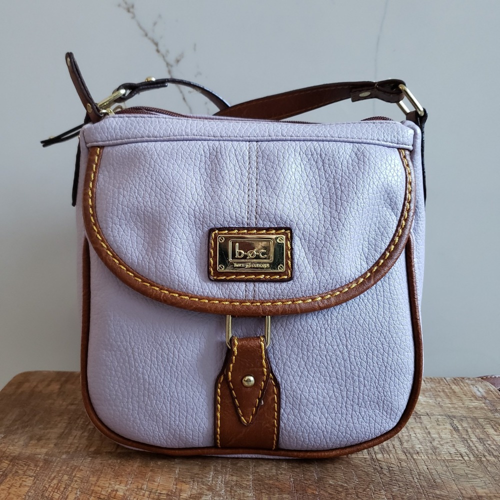 Born Concept Faux Leather Crossbody Bag